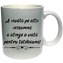 Cana argintie perlata, A invata pe altii